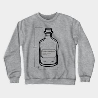 Bottle Engineering Drawing Crewneck Sweatshirt